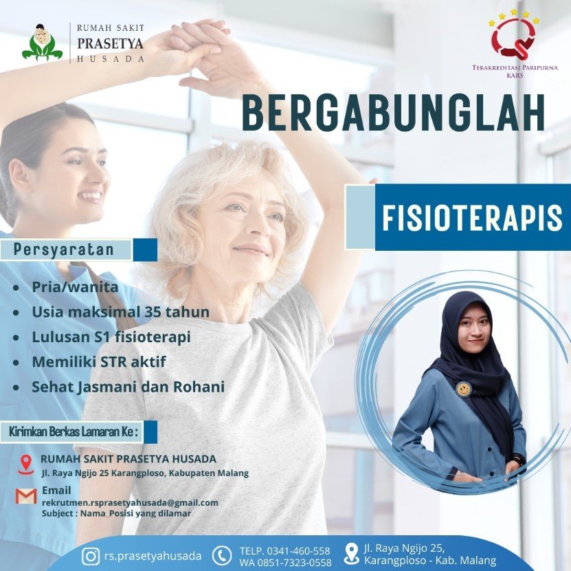 Lowongan Pekerjaan Fisioterapis