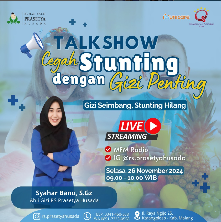 Talkshow “Cegah Stunting dengan Gizi Penting”